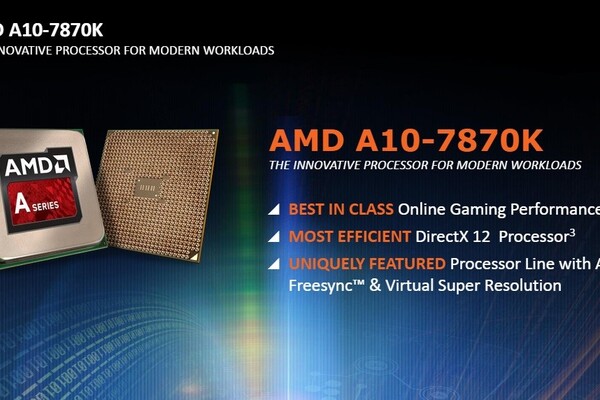 AMD julkaisi toistaiseksi nopeimman APU-suorittimen