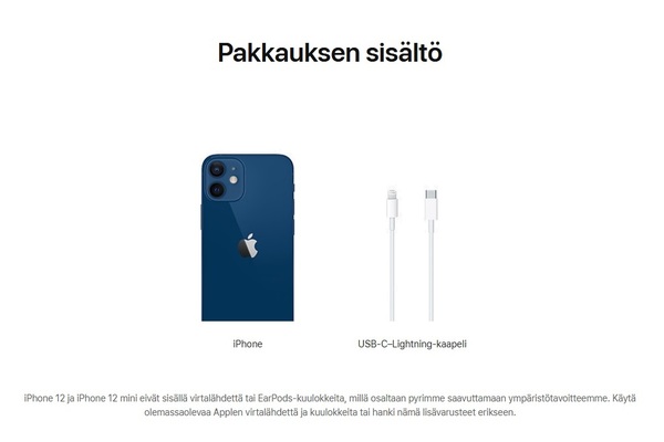 Huhut olivat totta: iPhone 12 mukana ei tule laturia, ei kuulokkeita