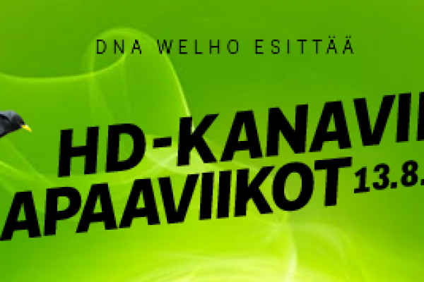 DNA avaa HD-kanavia ilmaiskatseluun tiistaista alkaen