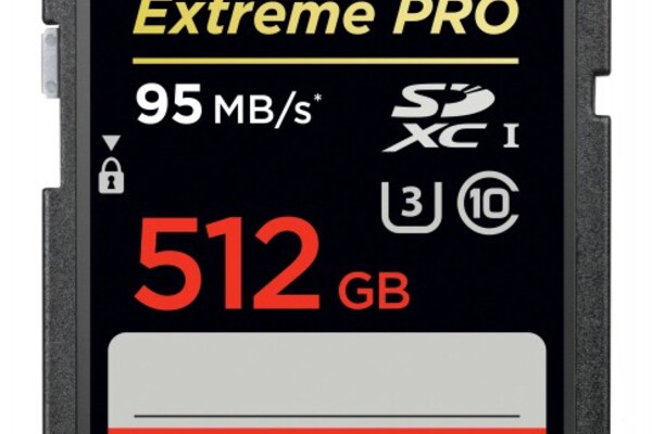 SanDisk tuo myyntiin maailman ensimmäisen 512 gigatavun SD-muistikortin