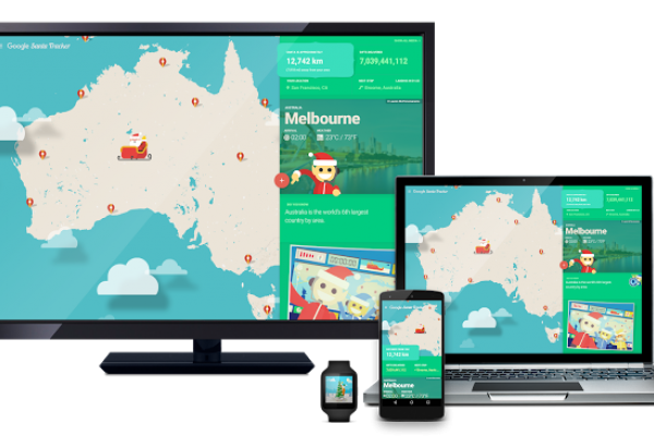 Where's Santa? Microsoft and Google know