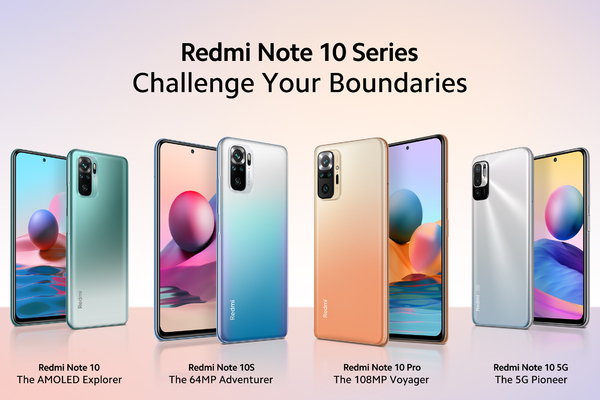 Xiaomilta neljä Redmi Note 10 -puhelinta: kohokohtana Note 10 Pro 108MP:n kameralla ja 120Hz AMOLED-näytöllä