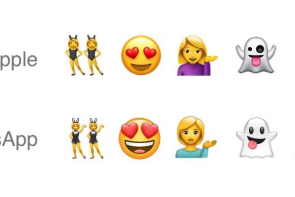 WhatsApp rips off iPhone emojis to create their own set