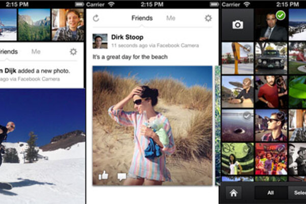 Facebook unveils 'Facebook Camera'