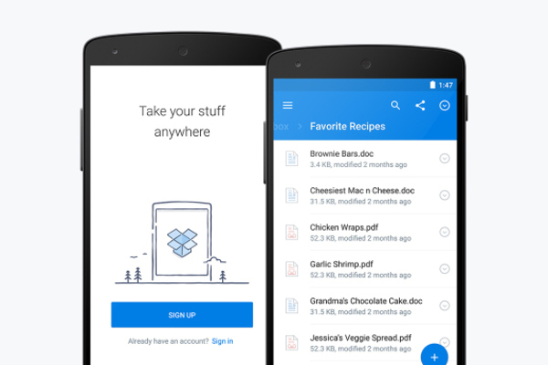 Dropbox for Android is updated, and a lot faster