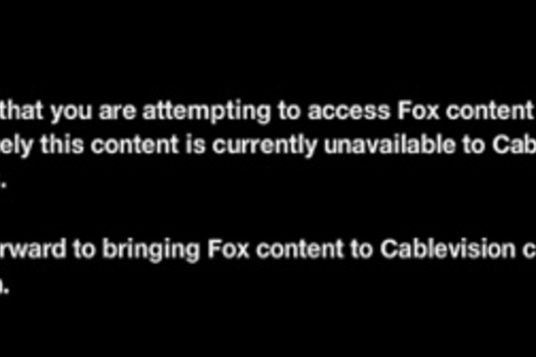 Fox blocked Cablevision subscribers from accessing content on Hulu