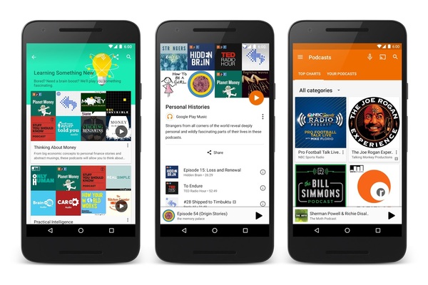 As rumored, Google Play Music adds Podcasts