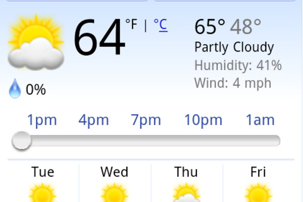 Google launches in-browser weather app for Android, iOS