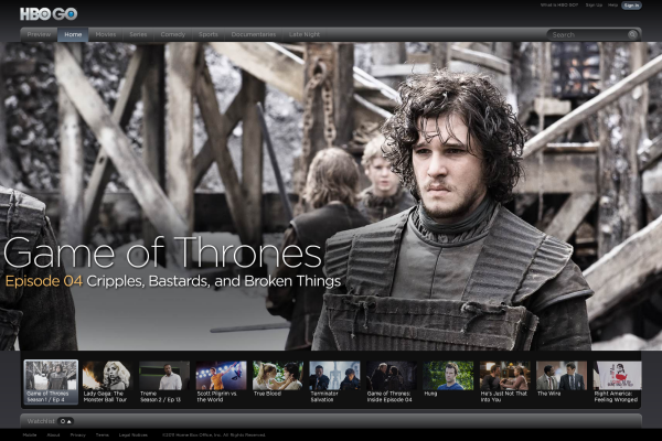 HBO Go crashes after Game of Thrones premiere