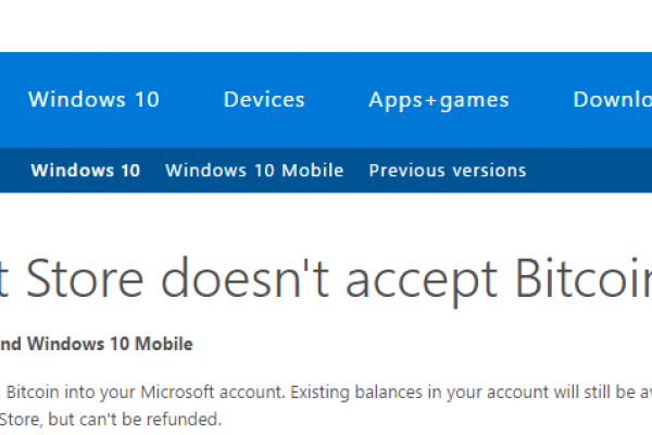Microsoft: Yes, we still accept Bitcoin