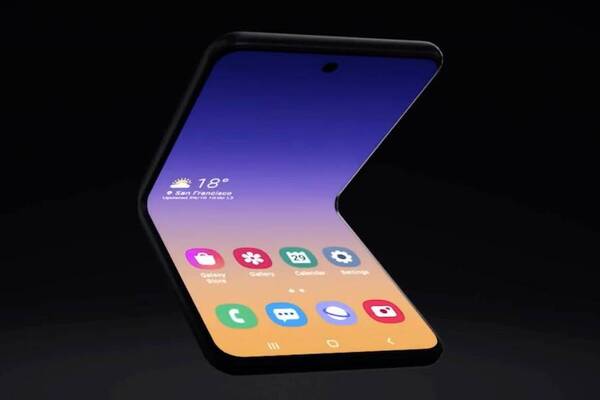 Simpukkapuhelimet tulevat taas? Samsung esitteli uutta puhelinta taittuvalla näytöllä