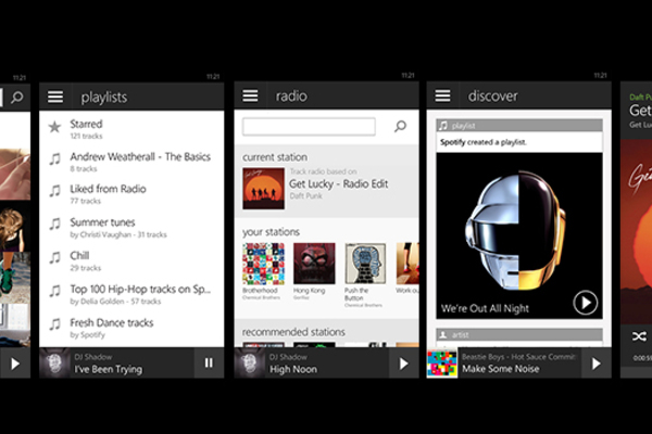 Uusi Spotify julkaistiin Windows Phone -puhelimille, mukana uusia ominaisuuksia