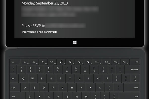 Microsoft sends out invites to Surface 2 press event