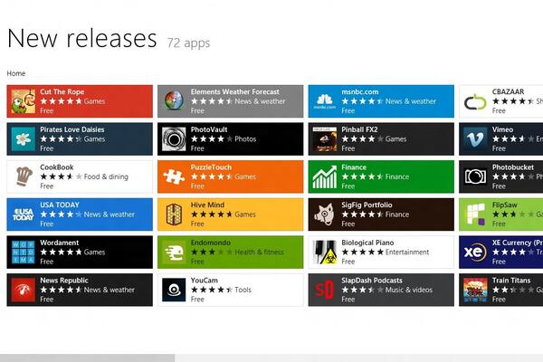 Windows 8 surpasses 35,000 apps